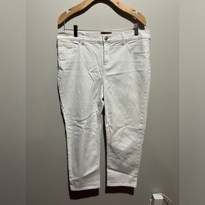 Chico's Classic So Slimming White Jeans